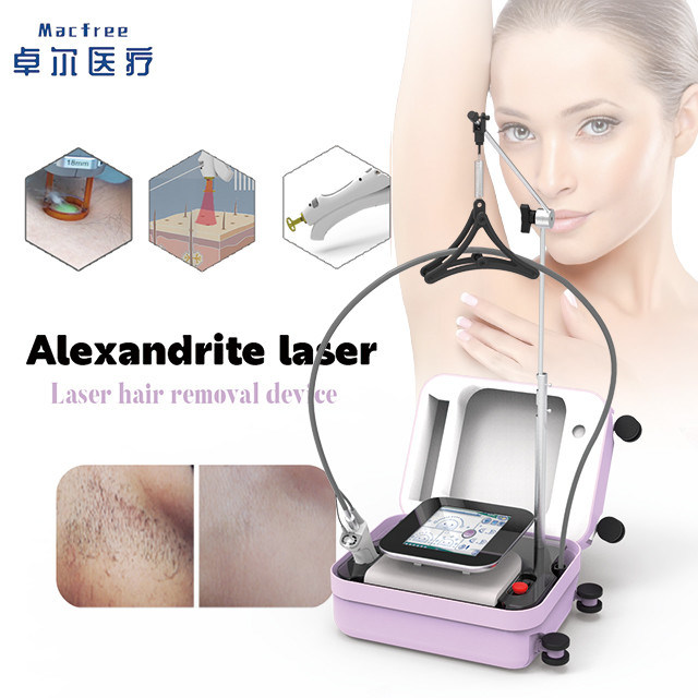 755nm Αλεξανδρίτης Mini Δίοδος Laser με Έξυπνη Οθόνη Αφής για Εύκολη Λειτουργία στη Βιομηχανία Ομορφιάς